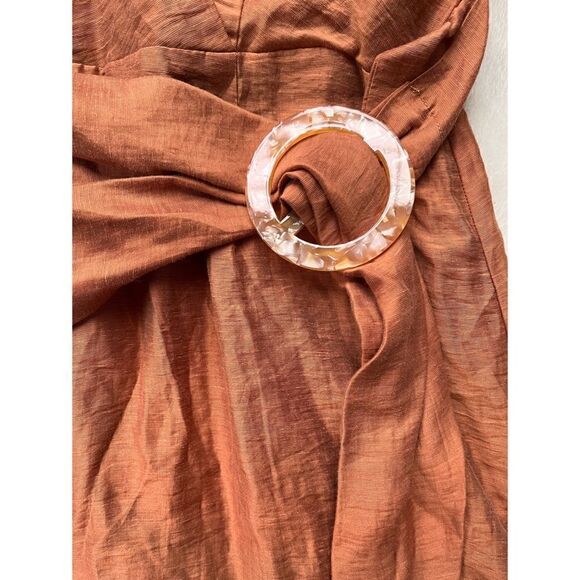 Lost & Wander Pacific Grove Mini Dress in Brown, Size XS - Picture 12 of 16